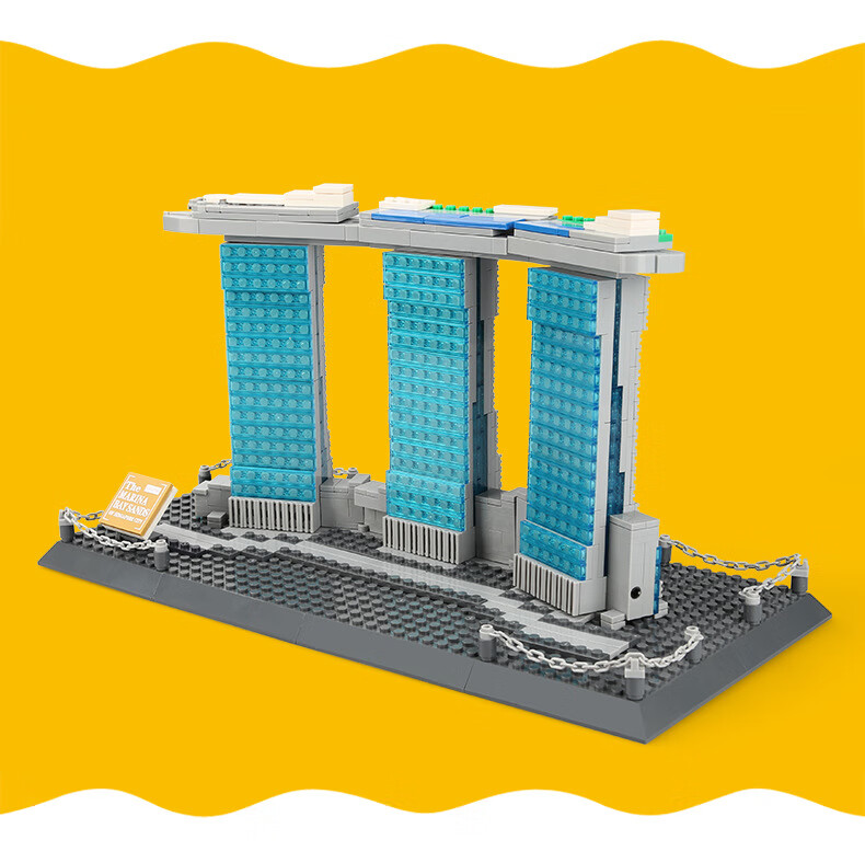 乐高积木lego积木万格小颗粒积木世界建筑立体模型智力拼装拼插组装