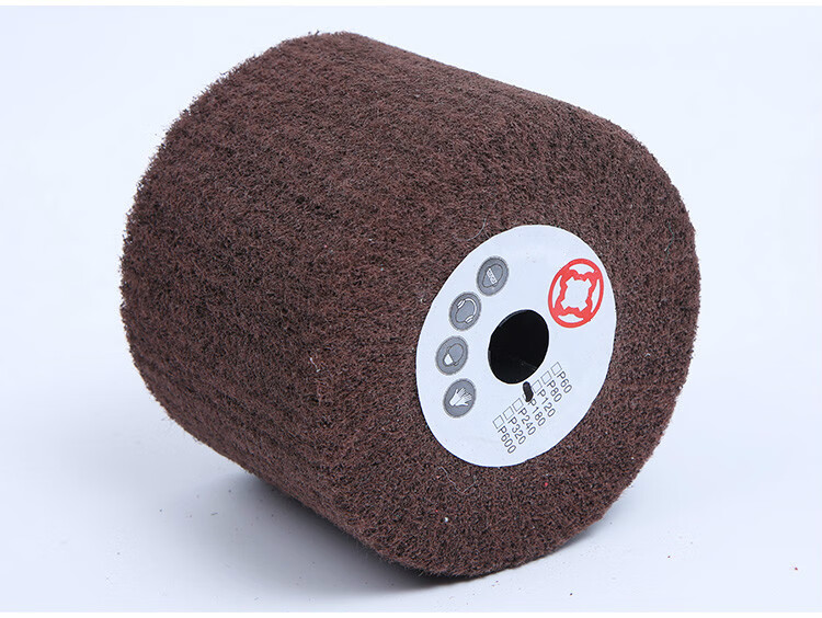 拉丝轮不锈钢专用抛光金属打磨镜面百洁布抛光料拉丝机抛光轮三菱全