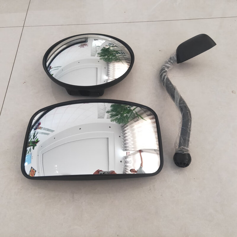 解放j6p m l下视镜反光镜圆镜方镜车门镜车头镜照地镜 镜杆 单独圆镜