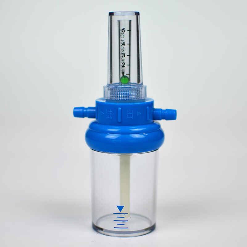 登月湿化杯医院吸入器氧气瓶通气家用湿化瓶压力表吸氧机水杯浮标式加