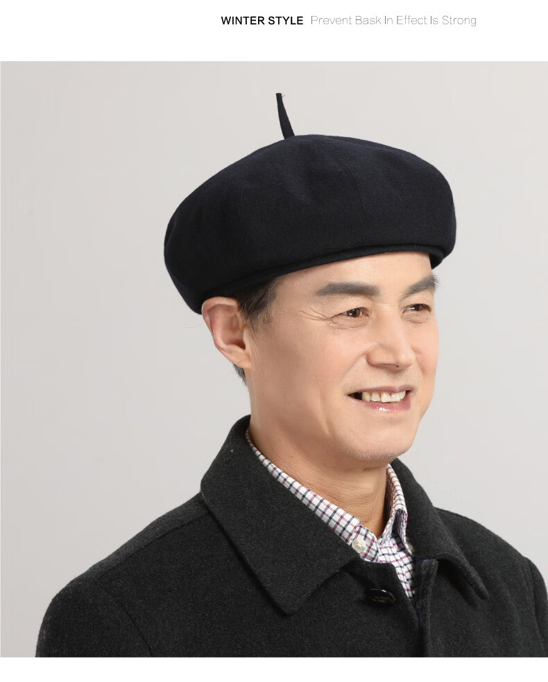 老爷车老头帽子男薄款老人男士贝雷帽中老年爸爸画家帽春夏新款布帽