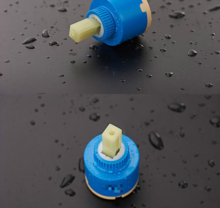 净水器阀芯陶瓷冷热阀芯厨房通用混水阀芯水龙头配件40久久深蓝分体胶