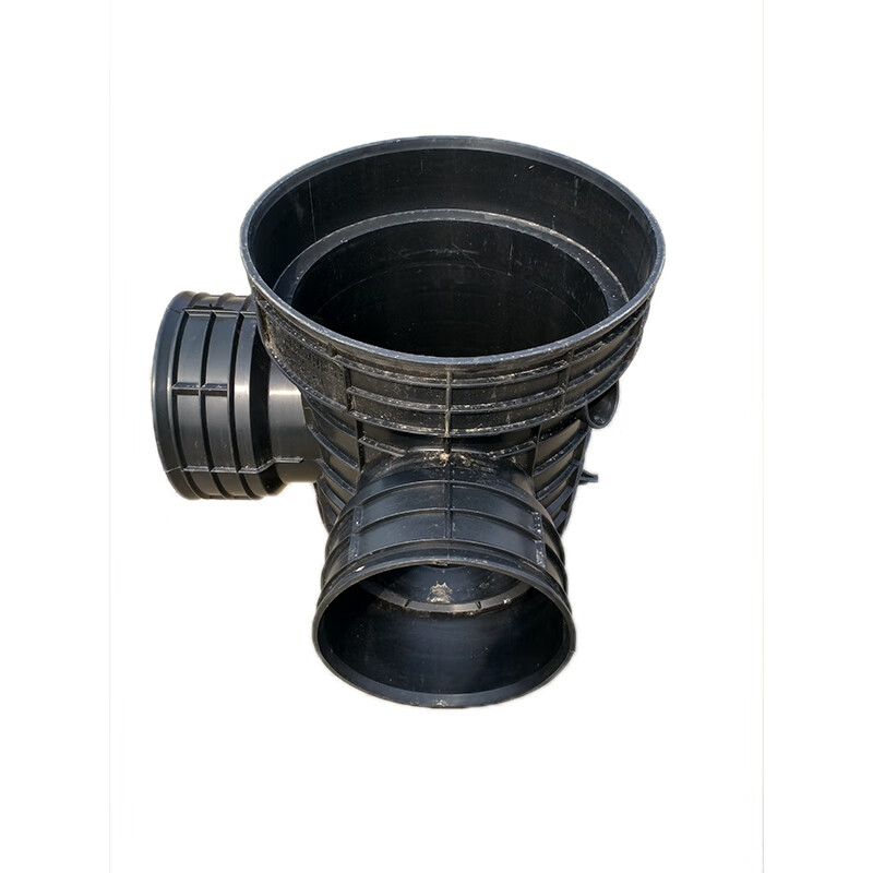 塑料检查井90度弯头雨水污水井hdpe排污井塑料90°弯头井 dn350*225