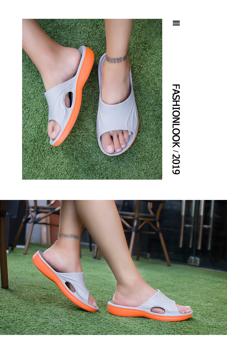 超大码拖鞋47 48 49 50夏天海边一字拖半托男士网红泰国拖鞋两穿sn