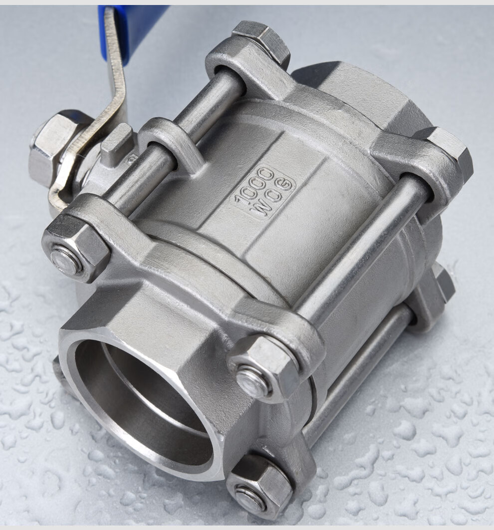 萨孚阀门sinosaf不锈钢承插焊三片式球阀重体焊接球阀 304 dn100