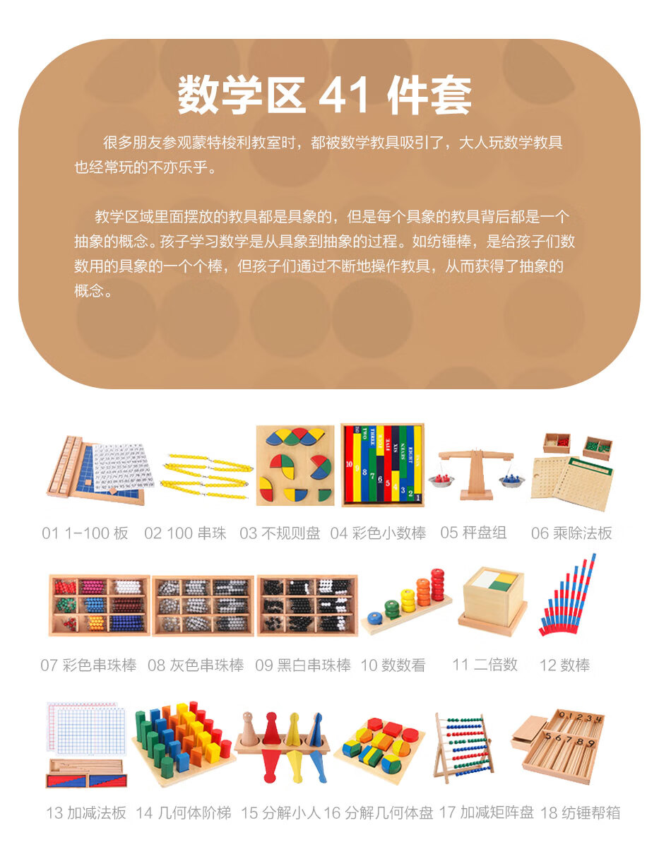 蒙氏蒙特梭利教具88件套装幼儿园早教玩具感官版全套教案版120件套