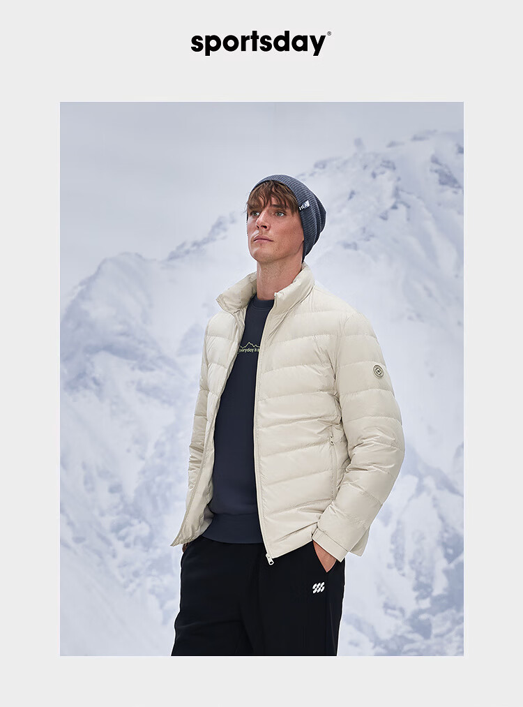 HLAHLA Lightweight Ribbed Down Jacket for Men [90% High-Quality Down] Graphene Men's Winter Coat 13