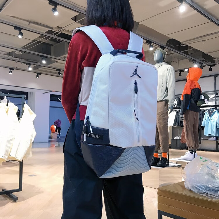 nike耐克jordan休闲aj11运动双肩背包学生书包男女ha4470-100 dv1872