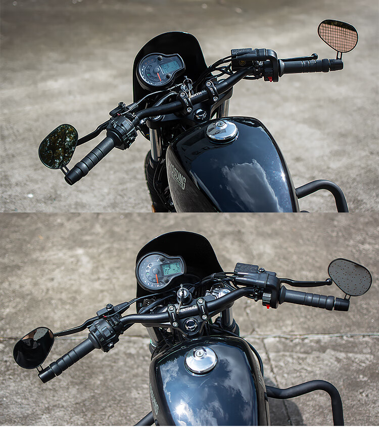 大韩gv300 s摩托手把轻骑大韩骁胜gv300s改装m把后倾平把方向低把