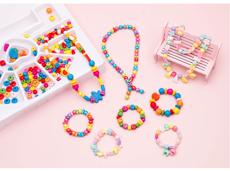 神奇魔法百变手链 儿童百变手链魔法串串珠手工制作diy项链变形宠物