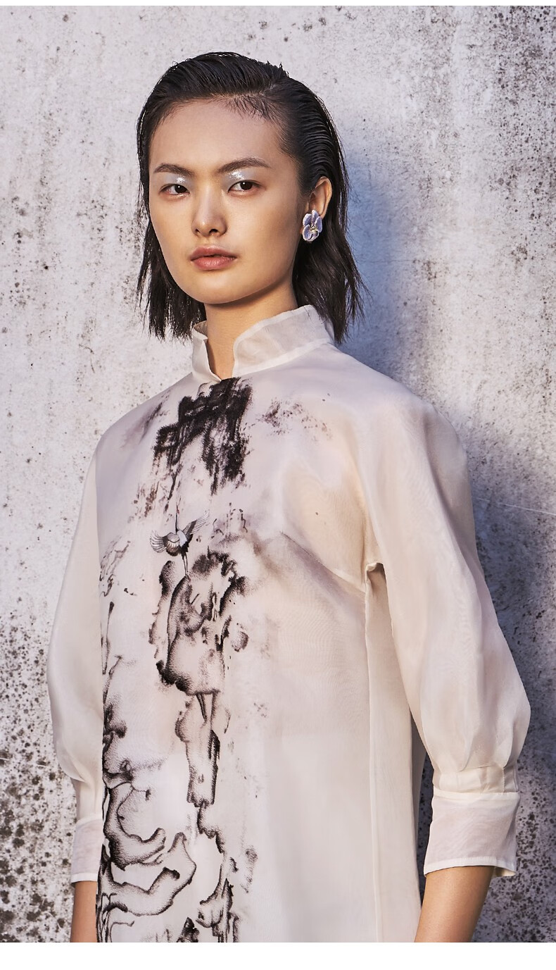 原创设计师女装中国风女装高端定制手工苏绣上海时装周走秀款刺绣中式