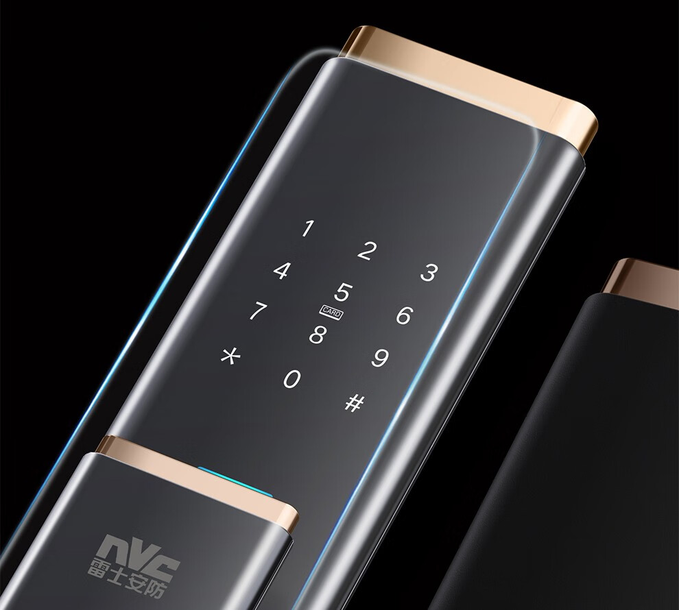 雷士nvcp1智能门锁电子锁智能家用防盗门密码磁卡锁半导体隐藏指纹锁