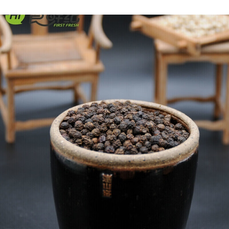 食鲜纪海盐黑胡椒带研磨瓶混合调味料蔬菜沙拉轻食白胡椒