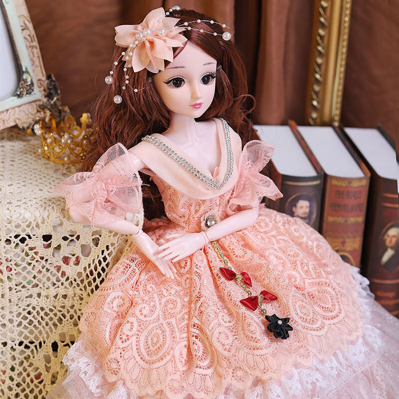 芭芘娃娃古装四大美女60厘米超大号洋彤乐芭比娃娃套装女孩公主儿童
