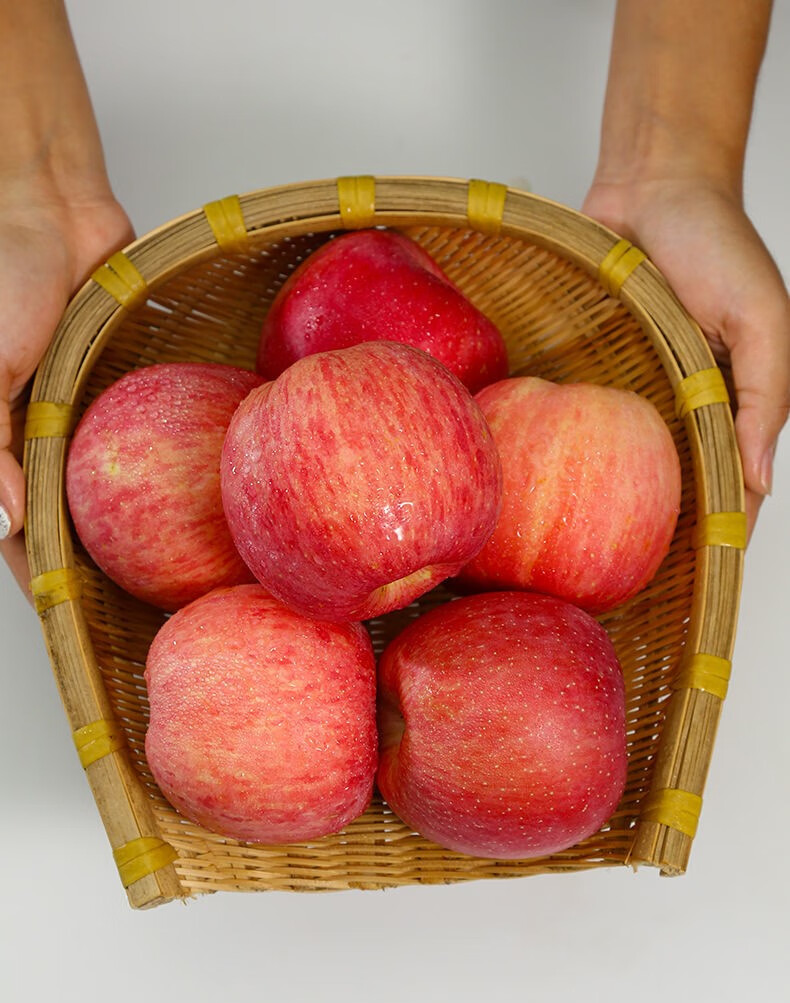 陕西洛川红富士特级大苹果新鲜水果10斤带箱当季整箱平果脆甜特产 9斤