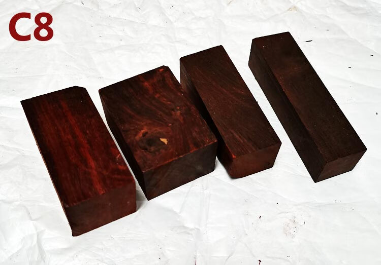 小叶紫檀木料红木原材料印度小叶紫檀木料diy小牌子料大块料雕刻练手