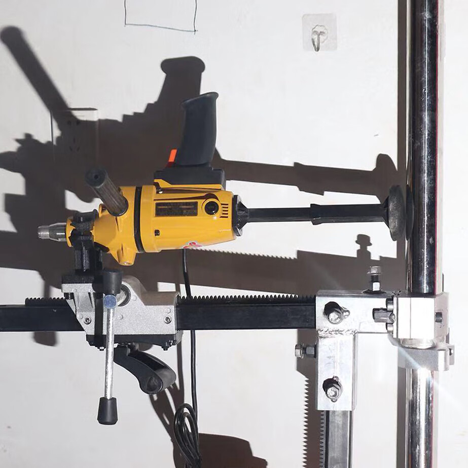 水钻机支架升降通用钻孔机液压顶杆千斤顶支架钻机支架固定架 3.