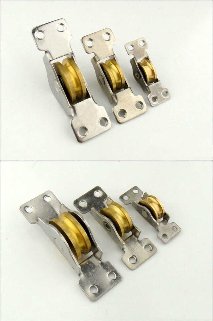 移门滑轮吊轮衣柜推拉门柜子五金移动门窗铜轮大号