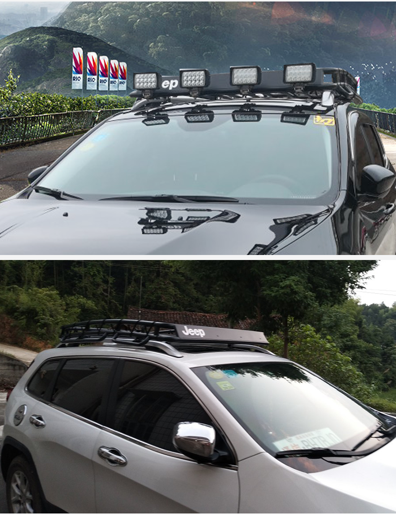 适合于jeep自由光专用行李框 jeep自由光不锈钢行李架 车顶行李箱框