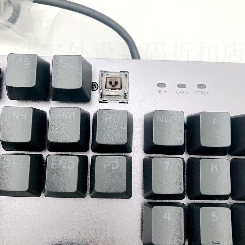 罗技(logitech) 罗技k845有线机械键盘游戏专用樱桃轴手感青轴红轴