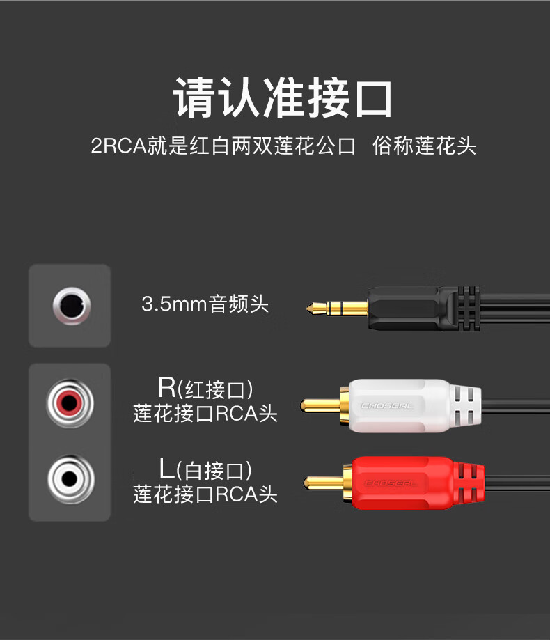 rca端子接法图解图片