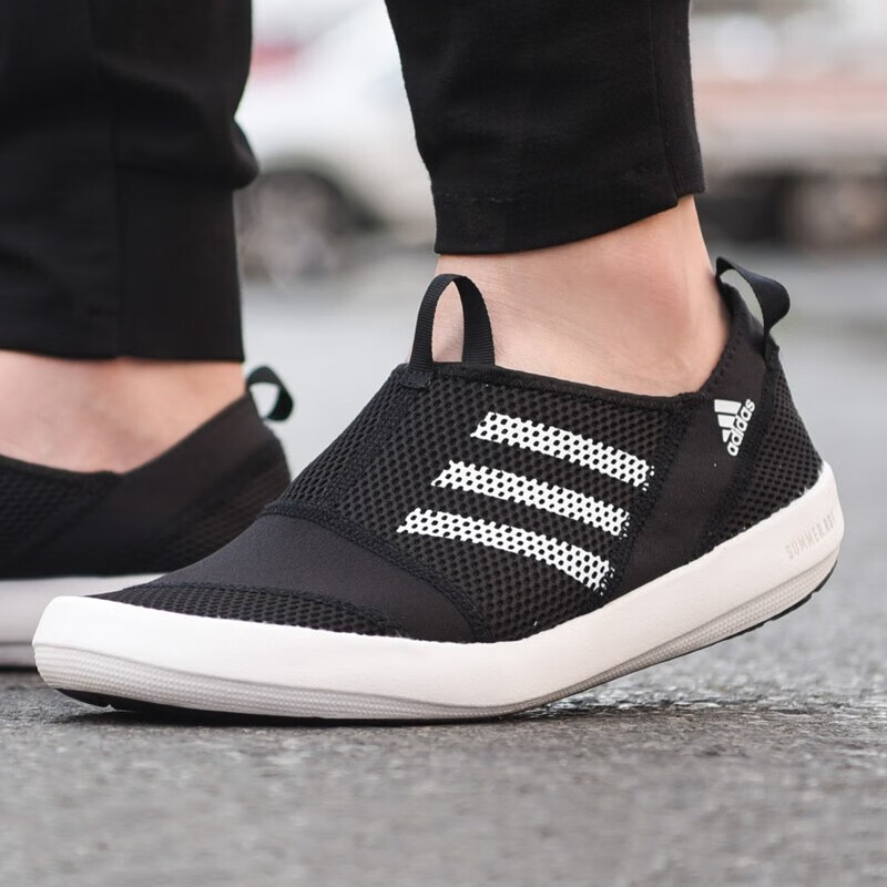 adidas阿迪达斯男鞋2022夏季新款运动鞋户外防滑舒适耐磨透气一脚蹬