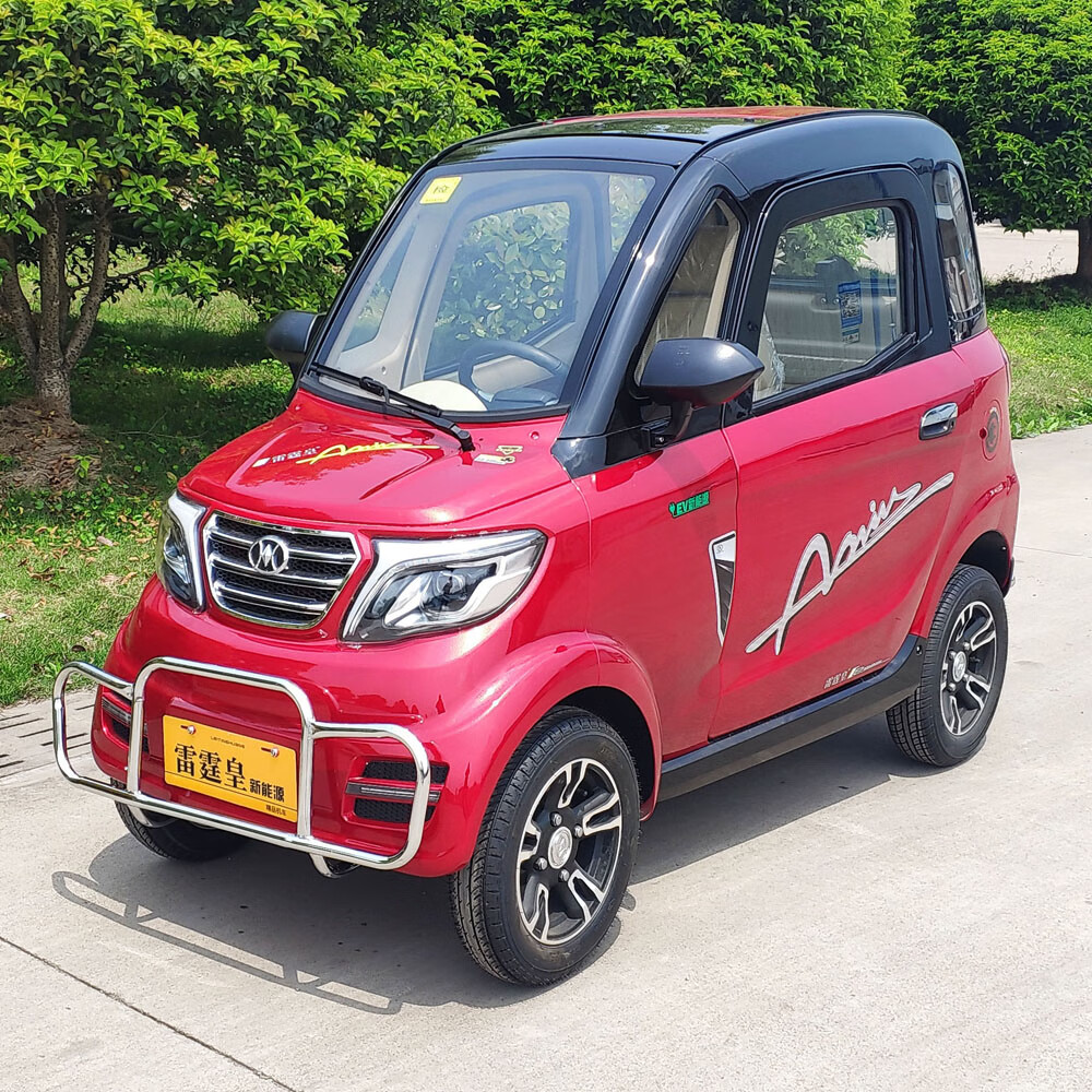 雷霆皇大奔3人用3座全封闭式电动四轮车全封闭家用四轮电动车成人电动
