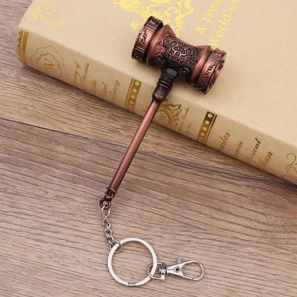 神孩子斗罗大陆唐三闪光昊天锤动漫周边实心昊天锤儿童金属玩具12cm