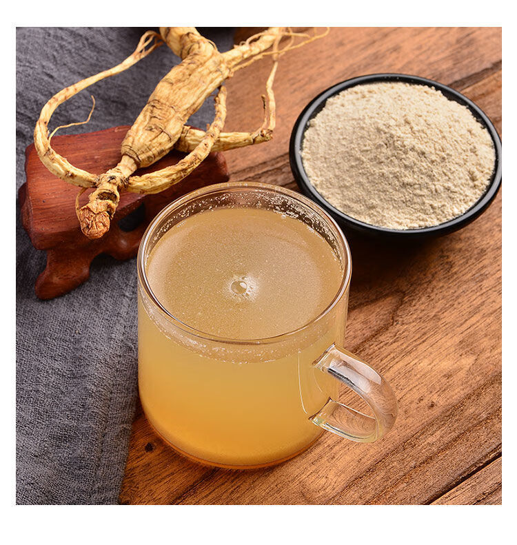 野山参粉 正宗山参粉长白山干人参粉林下山参野生真人参药材滋补 林下