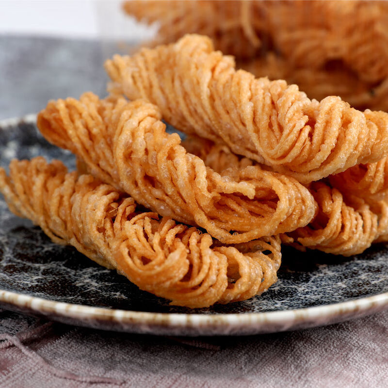 馓子金丝馓子小把没有糖糕点特产油炸手工78把量少易碎