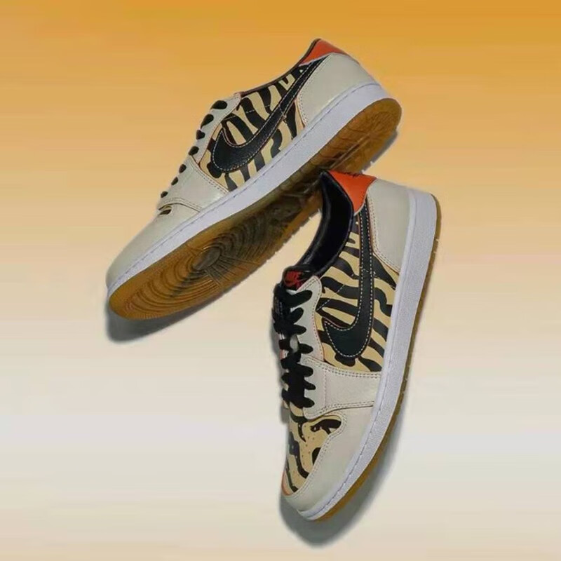 潮耐克nikeairjordan1lowaj1灰白扣碎篮板低帮男子运动篮球鞋休闲鞋dm