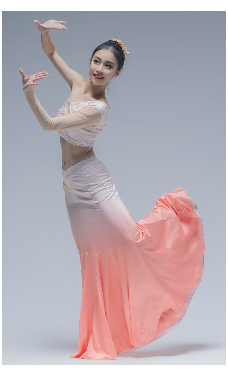 颂伊莎 西双版纳服装傣族服装女西双版纳演出服艺考舞蹈服长袖民族舞