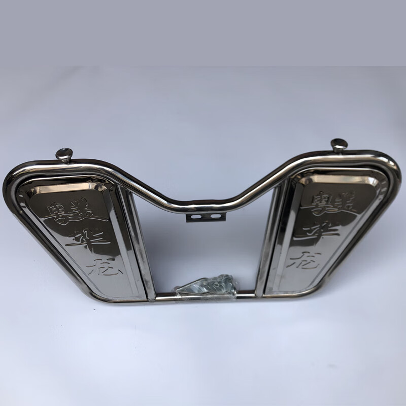 世锋适用于摩托车保险杠全不锈钢特厚护杠男装125护架带盖带桶置物箱