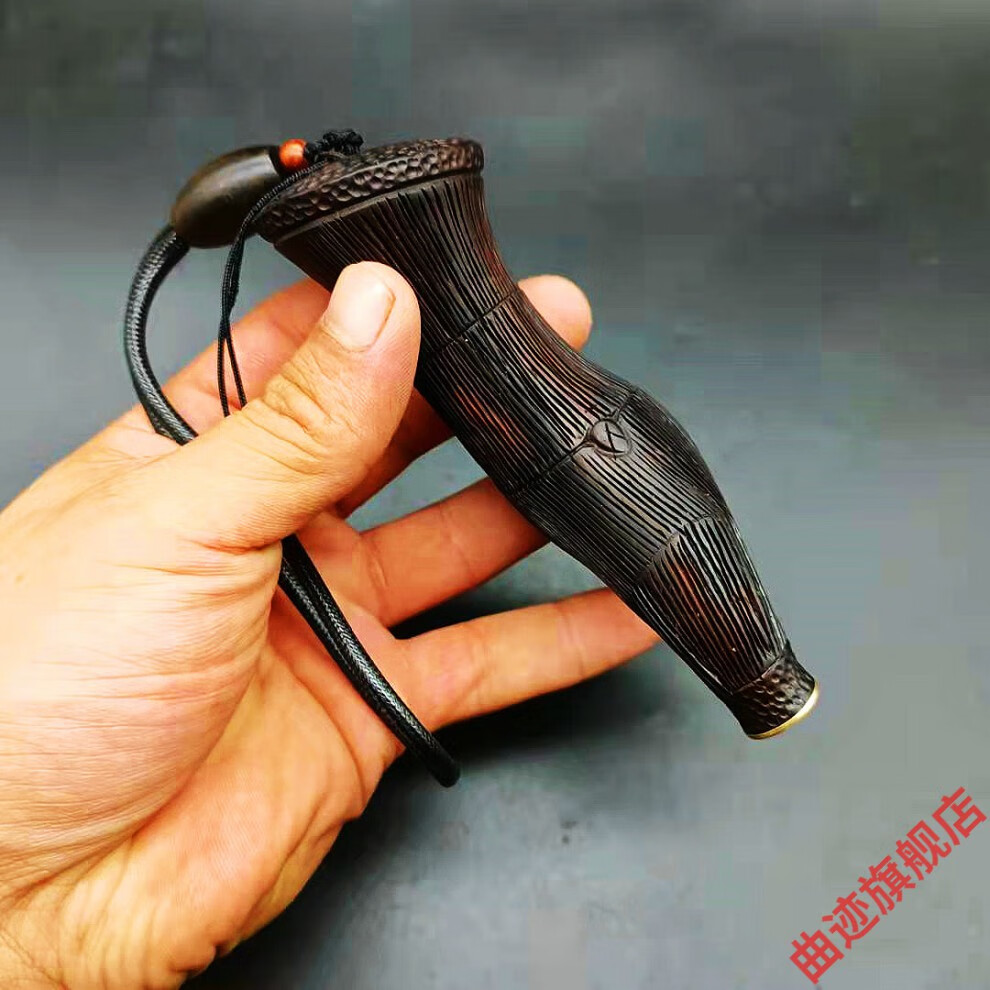 轻奢高端实木竹节弹弓木头木制原木扁皮弓反曲精准飞虎叉手工弹户外