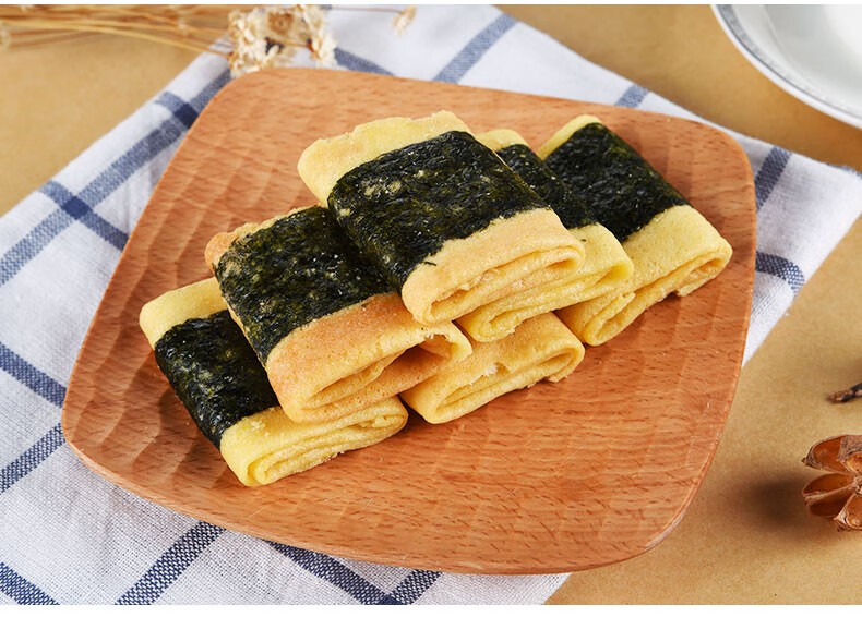 五折传统零食小吃休闲食品办公下午海苔紫菜凤凰卷临期小吃紫菜凤凰卷