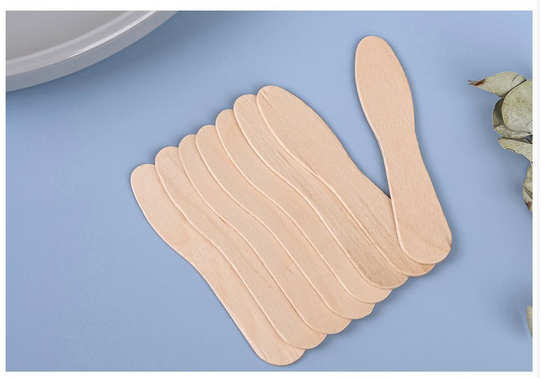 冰淇淋木勺子一次性试吃小勺冰激凌冰糕75/94独立木勺雪糕冰棒棍甜品