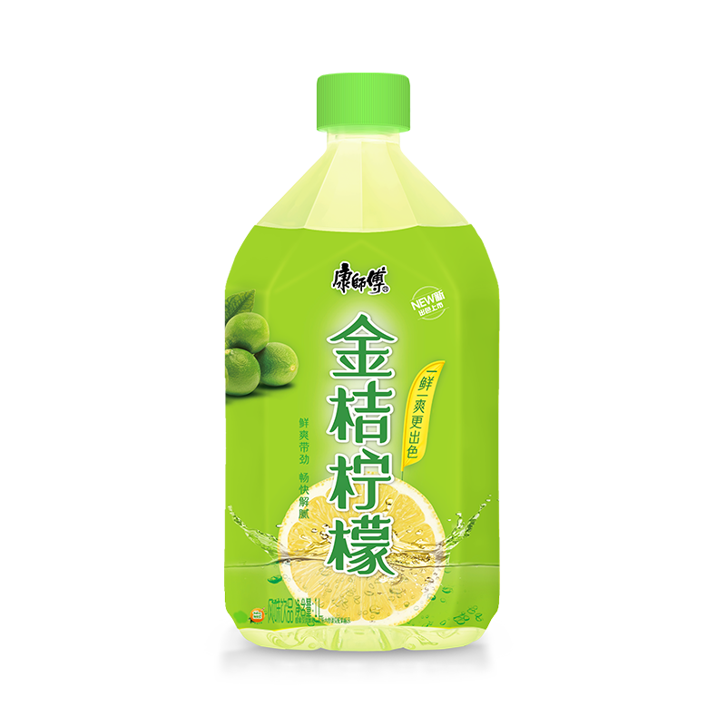 康师傅 经典茶饮料水果饮料1l*12瓶装多种口味可混搭 纯萃云雾绿茶12