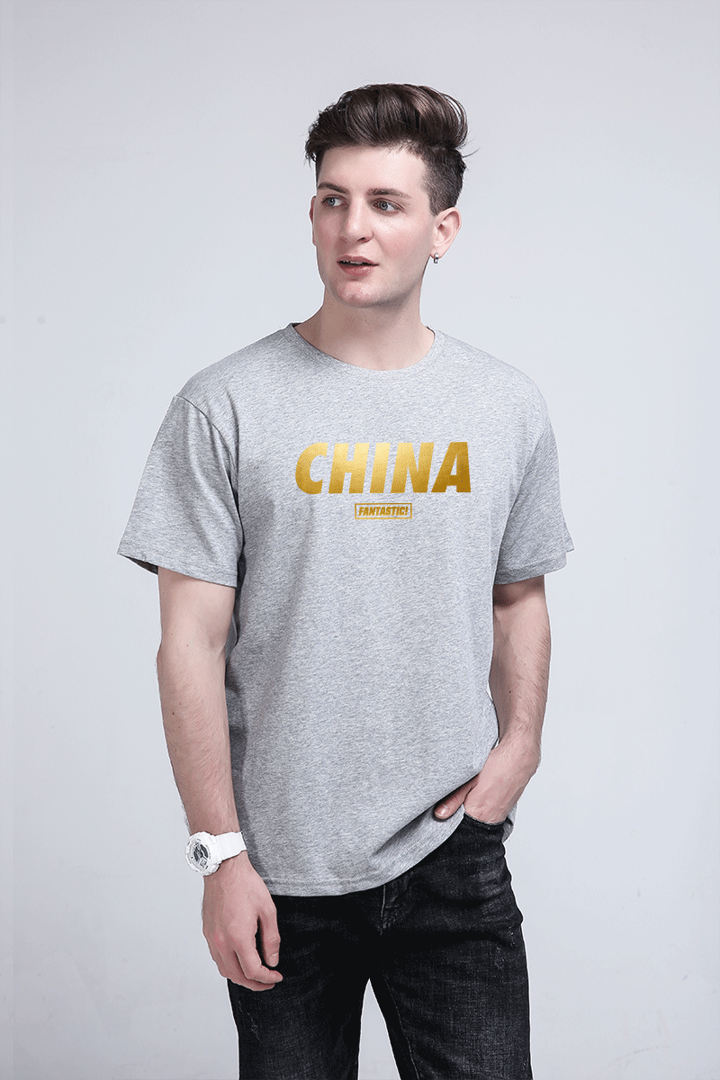 chinat恤男短袖纯棉宽松ins大码情侣学生情侣装男装上衣服黑色xl1701