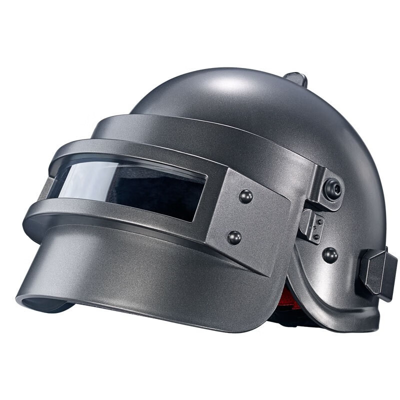 和平精英周边幻影战神头盔及吃鸡头盔合金模型 钥匙扣6cm三级头挂饰