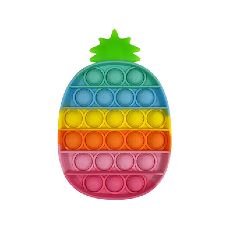 挚钻精品popit儿童玩具玩夜光灭鼠先锋儿童pushbubblepopitfidget红色