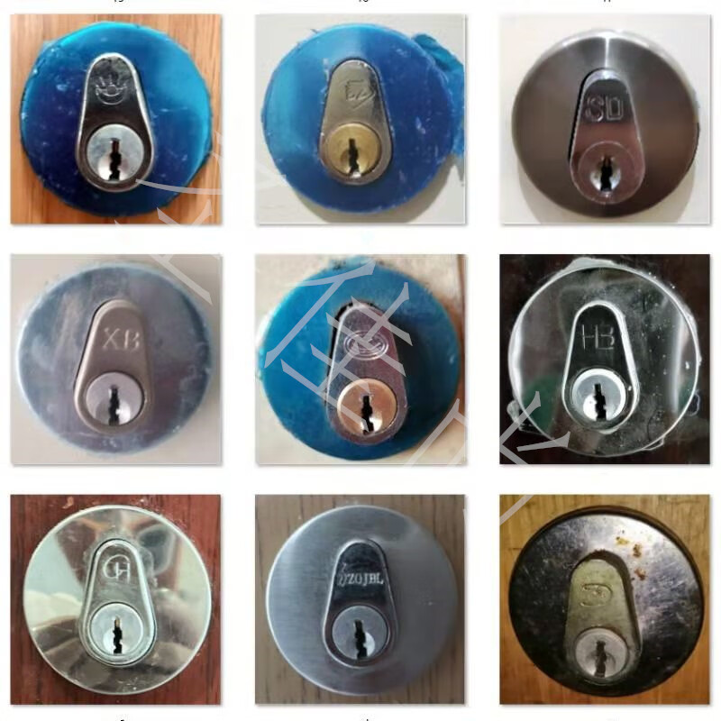 定制管道井水房电井门小区物业楼道防火门锁暖气通用开钥匙水表箱 6把