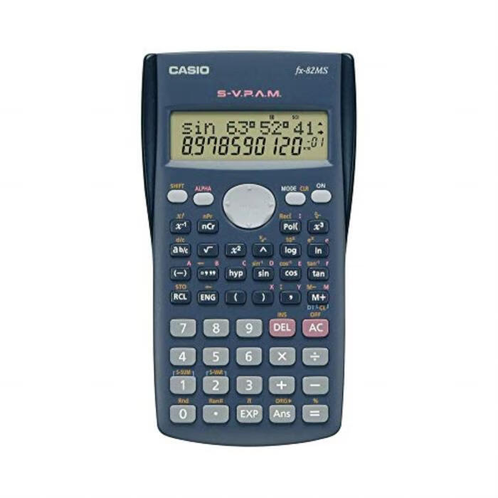 卡西欧(casio)fx-82ms双线显示科学计算器 学生初中生高中数学 美版