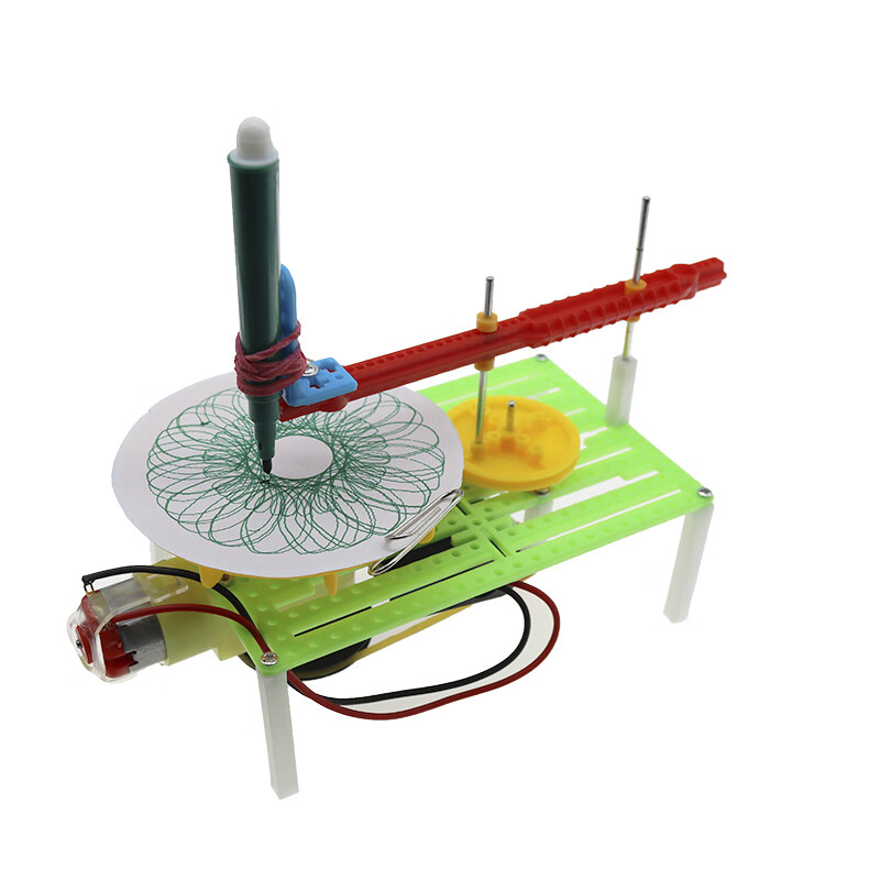 自動繪畫圖機diy電動繪圖儀器兒童科技小製作小學生創意手工拼裝自動