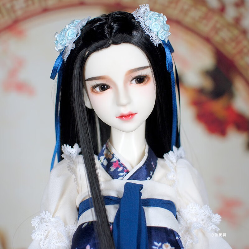 玩具女孩60厘米换装洋娃娃3分心怡doll三分bjd人偶素体裸娃欣薇儿印制