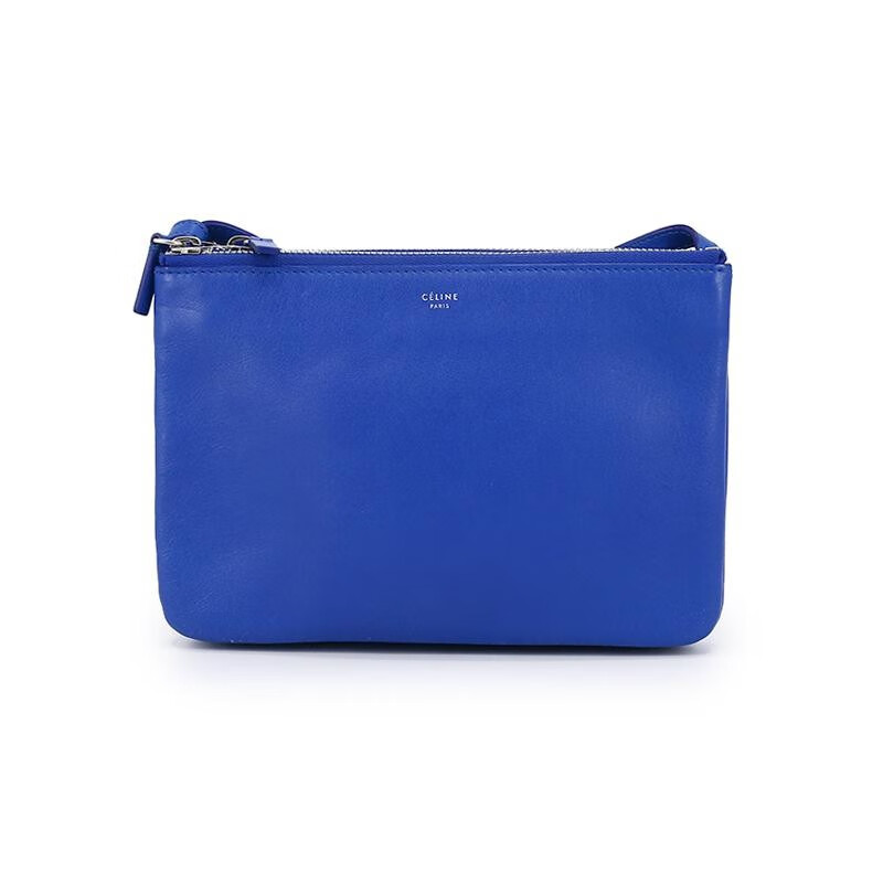 二手95新celine赛琳trio牛皮单肩包奢侈品