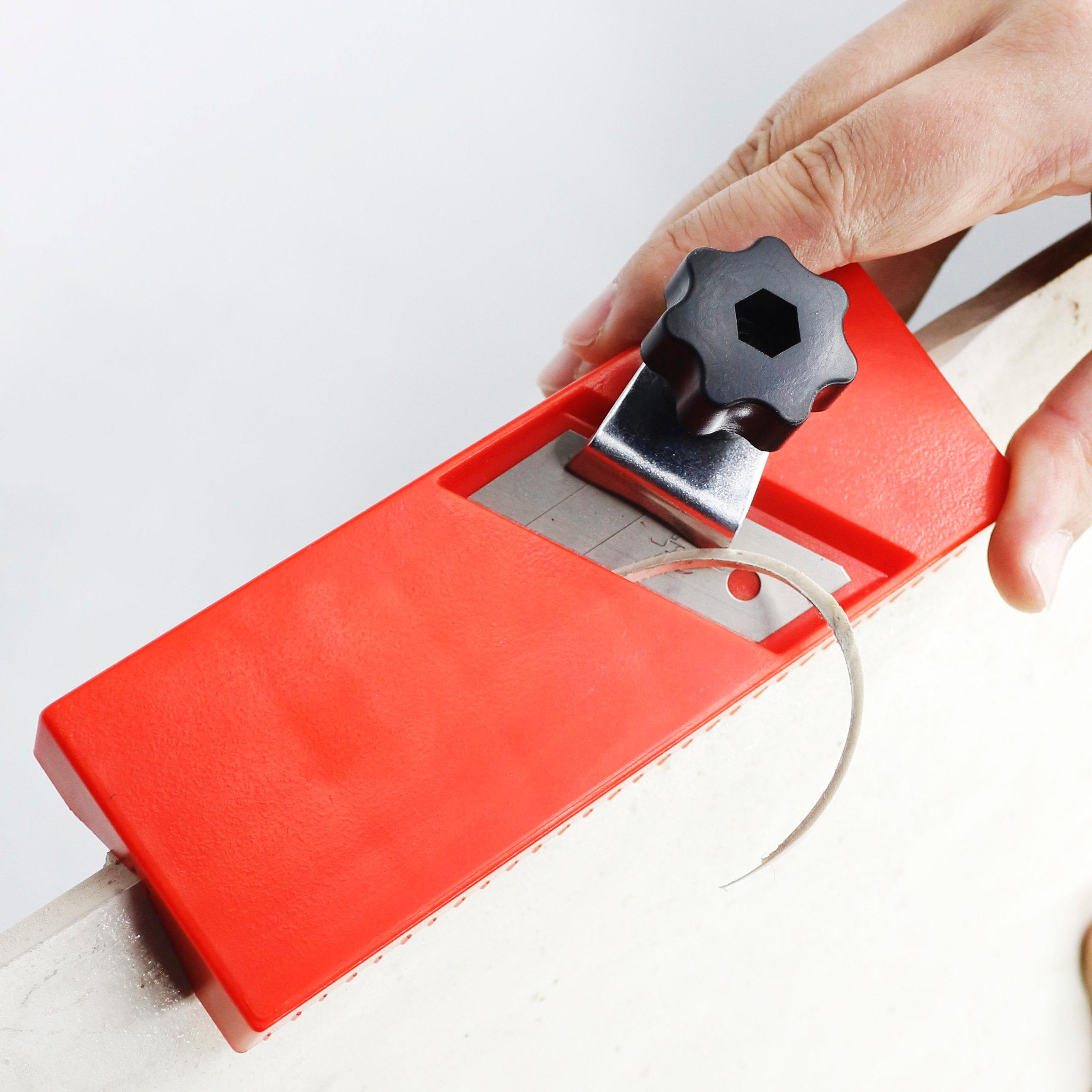 器石膏板45度斜角手动木工刨子刀修边木质工具 单独倒角刨【黑色】