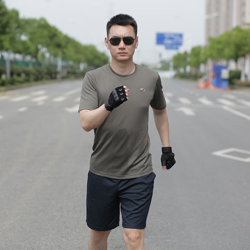 短袖体能服体能服男女正宗套装夏季军迷短袖运动短裤速干t恤体能单