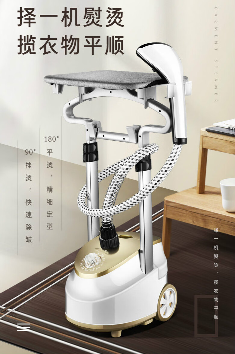 双杆挂烫机家用蒸汽小型熨斗烫衣服挂立式熨烫机服装店烫衣机盛田升级