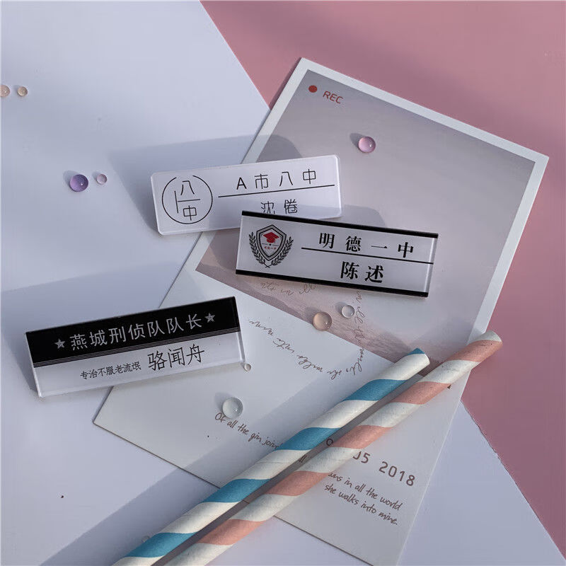 旧里现货段嘉许名札谢辞胸牌沈倦名扎江忍桑稚桑延陈述纪修染小说胸针