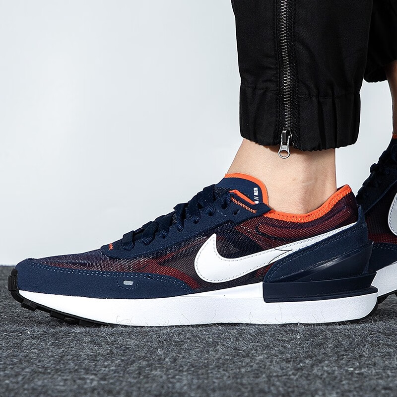 nike耐克女鞋 waffle racer 2x运动休闲跑步鞋ck6647-001 dc3579-100